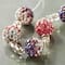 12 Pack: Lavender & Pink Rhinestone Round Ball Beads, 10mm by Bead Landing™